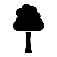 Tree icon logo sign set vector outline