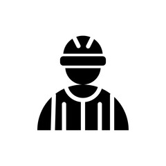 Worker icon logo sign set vector outline