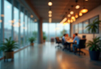 motion blur background of modern office interior design contemporary workspace for creative business defocus long exposure shake jerk