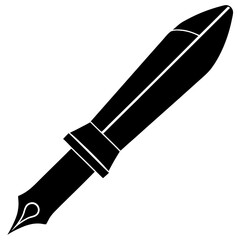 fountain pen vector illustration