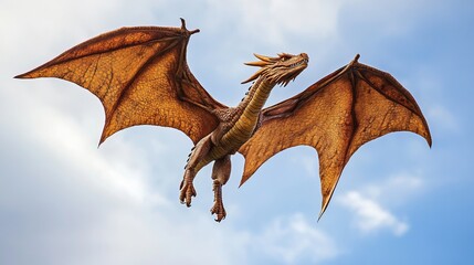 Naklejka premium dragon simply flying