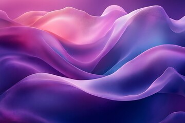 Obraz premium Abstract waves in vibrant colors create a serene, dreamy landscape.