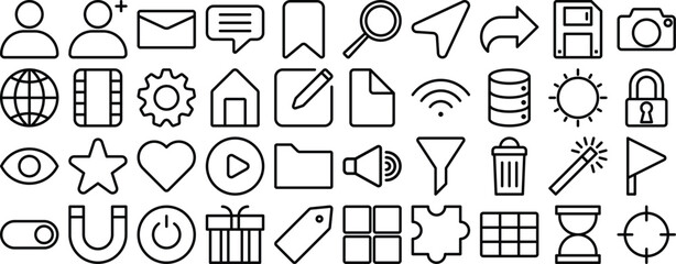 Basic Interface Icon Set