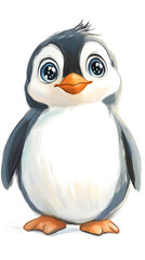 Obraz premium Cute penguin character