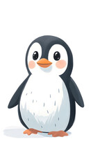 Fototapeta premium Cute penguin character