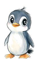 Obraz premium Cute penguin friend