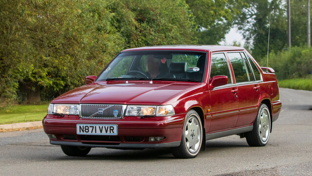 1996, red, Volvo 9 series 960