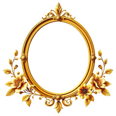 Gold frame khmer photo