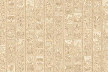 Vintage botanical collage: antique floral engravings for wallpaper and art prints.