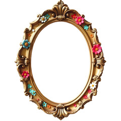 Gold frame khmer photo