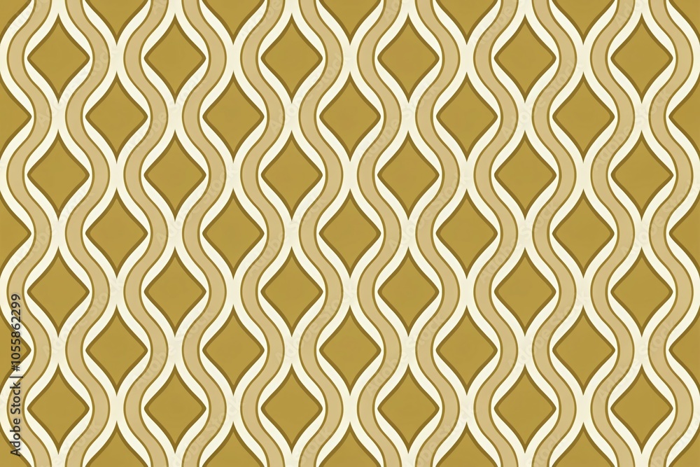 Poster intersecting wavy lines on dark background - unique product photography for stylish designs