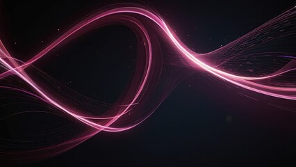 New Free Glowing shiny lines affect the vector background 