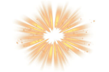 Sun rays using star dust particles and glare. Rays with soft texture, noise is highlighted on transparent background. PNG format is easy to use.