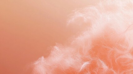 Fototapeta premium Abstract peach fuzz colored background featuring selective focus and ample copy space for text