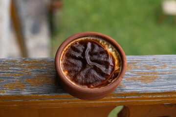 Turkish Rice Pudding (Firin Sütlac) in the Blacksea Photo, Artvin Turkiye (Turkey) 