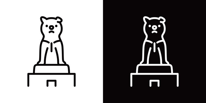 忠犬ハチ公 Images – Browse 51 Stock Photos, Vectors, and Video