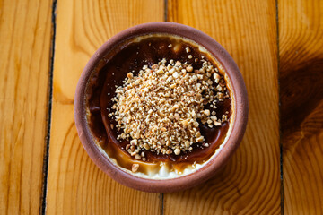 Turkish Rice Pudding (Firin Sütlac) in the Blacksea Photo, Artvin Turkiye (Turkey) 