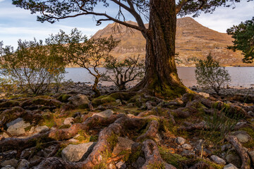 Driving around Gairloch on the NC500 Scotland