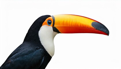 Naklejka premium toucan isolated on white