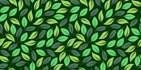 leaf background. flat illustration leave background pattern background. leaves pattern wallpaper. leaf seamless pattern background.