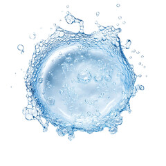 image of soapy water on a transparent background