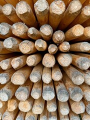 wooden handles for hand-made shovels