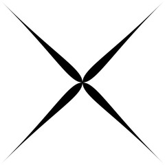 Star vector icon in black