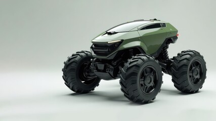 Futuristic all-terrain vehicle design for innovative transportation solutions