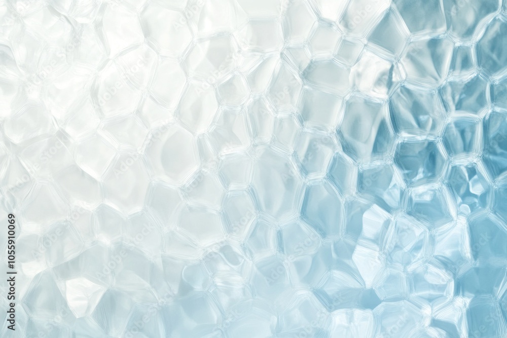 Poster abstract texture of blurred hexagonal shapes