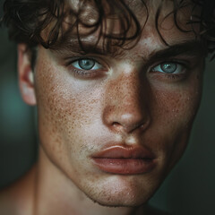 Handsome man portrait fashion shoot