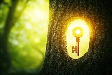 Unlocking Nature's Secrets A Key to the Heart of the Forest