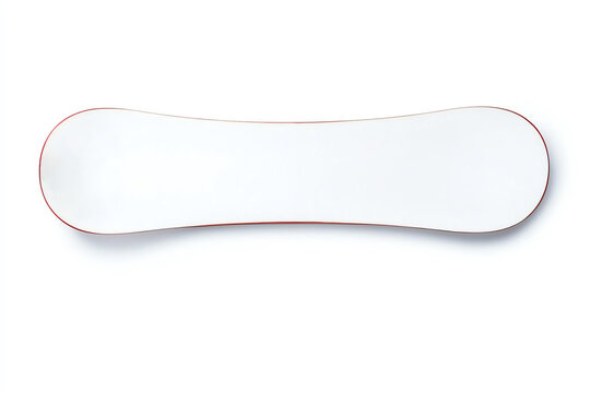 Blank snowboarding equipment with a sleek design, perfect for customization and showcasing in winter sports themes.