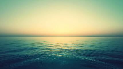 Fototapeta premium Tranquil seascape at sunset with gentle waves