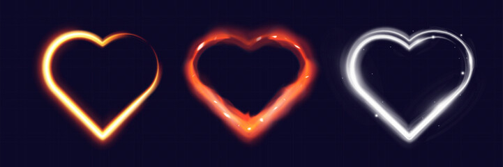  Light heart for holiday cards.Template for greeting banners..
Valentine's Day.Vector illustration