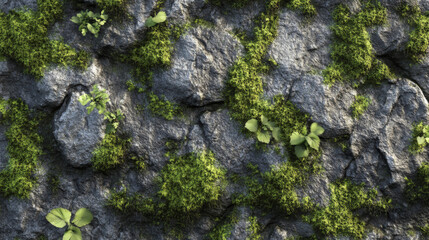 Obraz premium Ground with moss texture