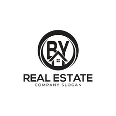 Fototapeta premium BY Real Estate Logo template