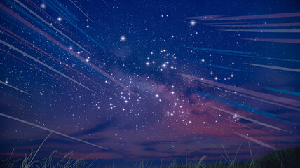 background with stars