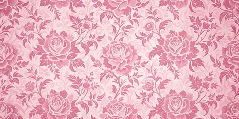 pink floral pattern vintage wallpaper