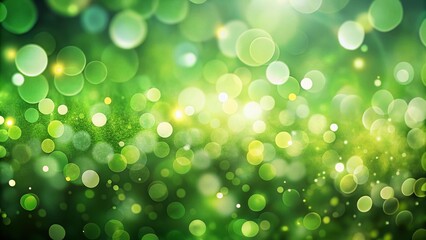 Fototapeta premium Soft Green Abstract Background with Bokeh Effect for Calm and Relaxing Atmosphere