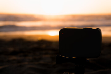 GoPro I zachód słońca 