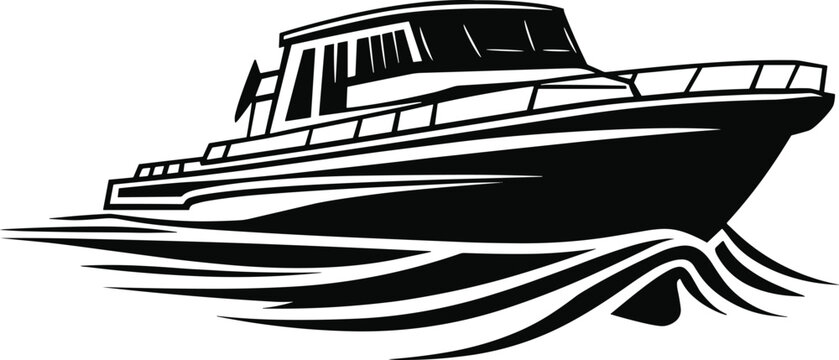 Speedboat clip art preview