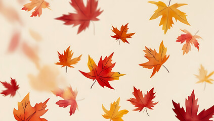 Nature background, watercolor style
