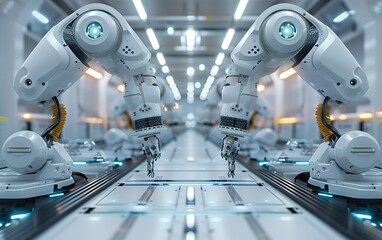 Industrial Robotic Arms in Action