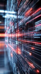 Exploring the Futuristic Landscape of Digital Technology Through Abstract Data Visualizations