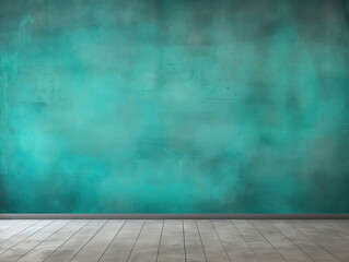 Fototapeta premium Colorful Carnival Backdrop with Teal Blue Green Cement Texture