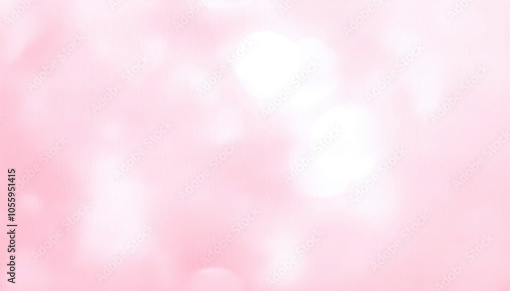 Wall mural soft pink blurred background with bokeh effect for design projects and creative work.
