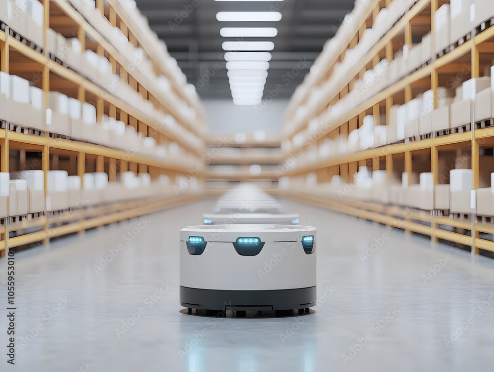 Poster warehouse robots for efficient inventory management