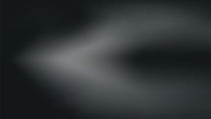 Gray gradient mesh abstract banner background vector. Glowing gray light wave on a dark backdrop.