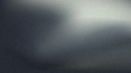 Glowing gray mesh gradient background, grainy noise texture, black backdrop