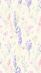 Watercolor flower background